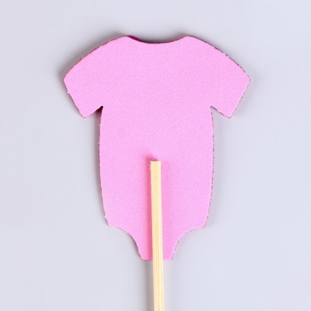 Skewers "Gender Party", in a set of 6 pieces, pink-3