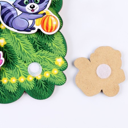 Porter "animals on the Christmas tree", on Velcro-3