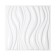 PVC PVC panel 50*50 cm "waves" white