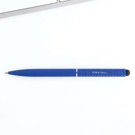 Metal pen "Always the first", blue paste 1.0 mm-1