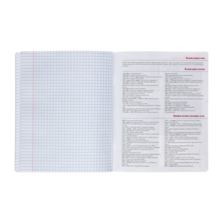 A notebook “Belarbudni”, 48 sheets in the “History” cage, cardboard cover, SoftTouch lamination-4