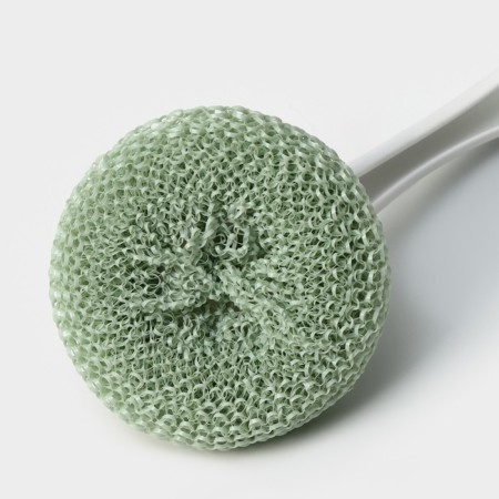 Washing dishes with a plastic sponge Raccoon Breeze, 30 × 6 cm-3