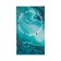 Carty clock is wall-mounted, interior "sea", 35 x 60 cm, on canvas, silent
