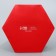 Aquabox for flowers "Text", 16.5 x 16.5 x 16.5 cm