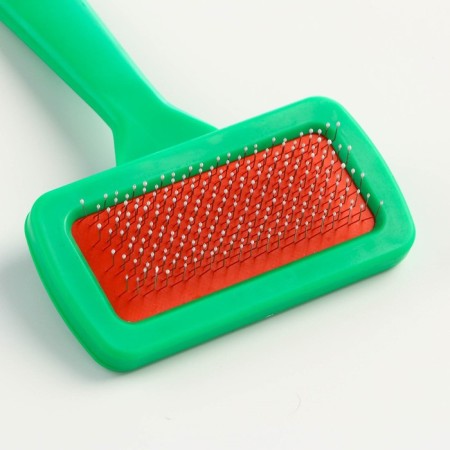 Pucrough "Simple" with drops, with a plastic pen of 9.2 x 13.2 cm, green-2