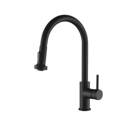 Timo Saona 2316/03FL kitchen mixer, single -leaf, with a drawer, black