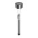 Garden lamp on the sunny battery "Trapezius", 5.3 × 38 × 5.3 cm, 1 LED, glow white