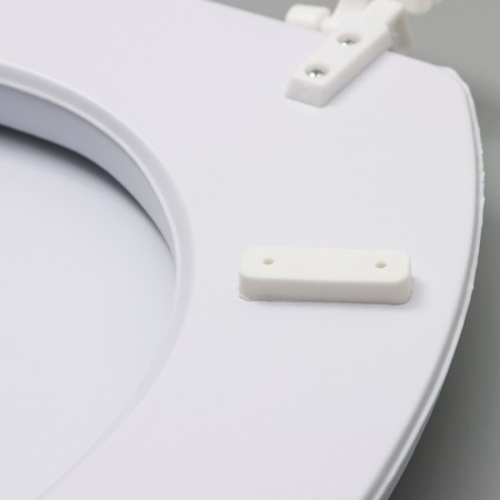 The toilet seat with the lid of the share "Beach with a star", 40 × 37 cm, soft-5