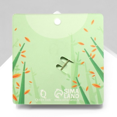 Panda brooch on a branch, colored in gold-3