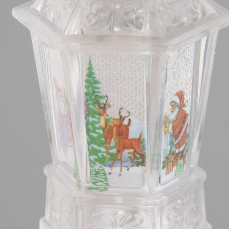 Lamp "Snowman and Deer" 3hlr44 4x4x9cm-4