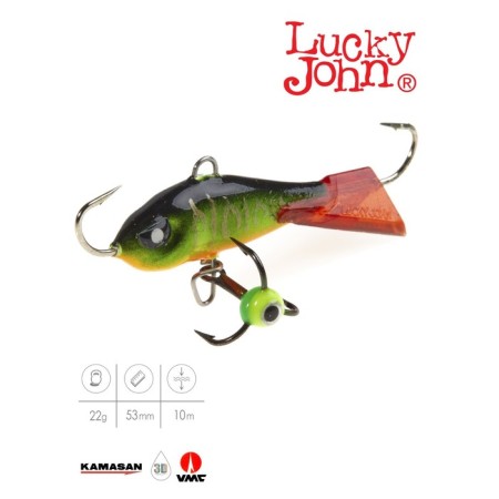 Balancir Lucky John Baltic 5 + tee, 5 cm, color 301rt blister