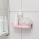 Bathroom holder on suction cups, 23 × 10 × 5 cm, color mix