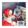 New Year's napkins Paper Home Collection "True Friend", 3 layers, 33x33 cm, 20 pcs