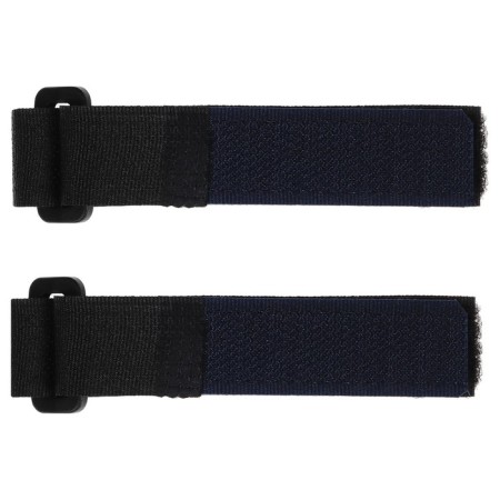 Velcro clamp skiing, black color