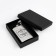 Flask for alcohol and water, 240 ml, "drink of a real man", stainless steel, 8 oz