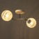 Ophelia chandelier 2he27 40W Belo-chromovy 48x26x27 cm Bayerlux