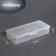 Organizer for storage, with a lid, 18.5 × 7 × 3.5 cm, the color is transparent