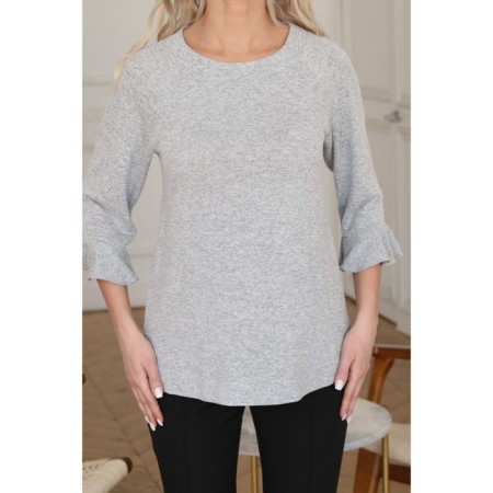 Female jumper, size 46, gray color-13
