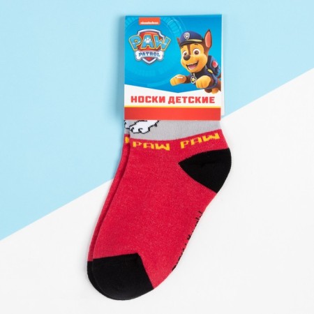 PaW Patrol's socks "Marshal", red color, 16-18 cm-2