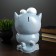 Piggy bank "Cat with fish" Gray, 16x14x25.5cm mix