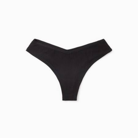 Panties female Braziliana, black color, rr 44 (s)