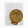 Prize medal 197, 1st place, d = 5 cm, gold
