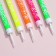 Candles for the Cake "Flowers", 7 cm, classic, set 8 pcs