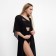 Tunic beach female, black color, size 50