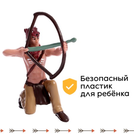 Набор фигурок «Индейцы», 6 шт.-2