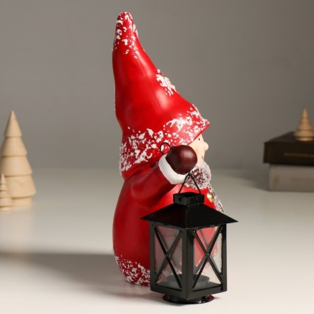Ceramics Ceramics "Baby in a red outfit, with a flashlight" 17x11x28 cm-1