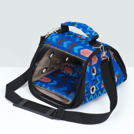 Bag - Animal Carriage "Mini" 25 x 21 x 16 cm, Mix flowers-2