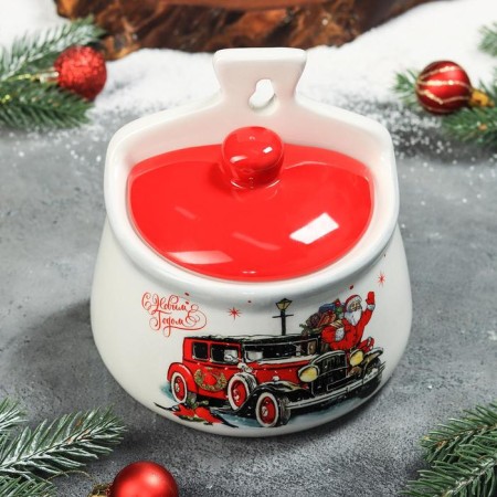 Solonka Dolyana Happy New Year, 600 ml, 14 × 10 × 14 cm-3