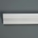 Ceiling skirting board 07523E, white 53x53x2000 mm