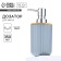 Liquid soap dispenser, gray, 350 ml