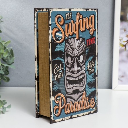 Safe Broke Tree leatherette "Surfing. Lifestyle" 21x13x5 cm-3