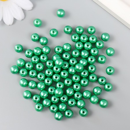 Set of beads "needlework" plastic, diameter 8 mm, 25 g, jade-1