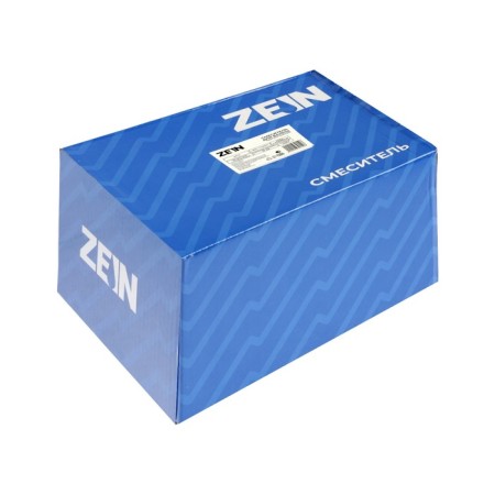 Bath mixer Zein Z3842, single -leaf, shower set, watering can 5 modes, graphite-12