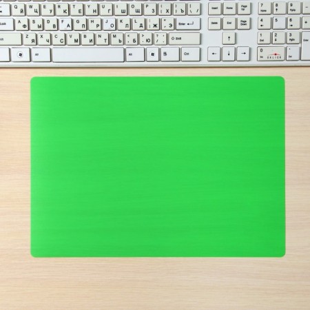 Laying on the table plastic A4, 339 x 244 mm, 500 μm, transparent, light green (suitable for the office)-1
