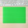 Laying on the table plastic A4, 339 x 244 mm, 500 μm, transparent, light green (suitable for the office)