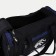 Sports bag with lightning, with an increase, 3 outer pockets, a long belt, black/blue color
