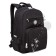 School backpack, 40 x 25 x 13 cm, Grizzly, ergonomic back, laptop department, black