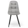 Lucas chair black matte (Nella 060 wet asphalt)