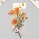 Plastic stickers "Flowers and quotes. Yellow" set 12 pcs 8.5x21.5x0.2 cm