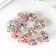Suspension decorative for creativity glass "ball - pebbles" multi -colored d = 1.6 cm set 10 pcs