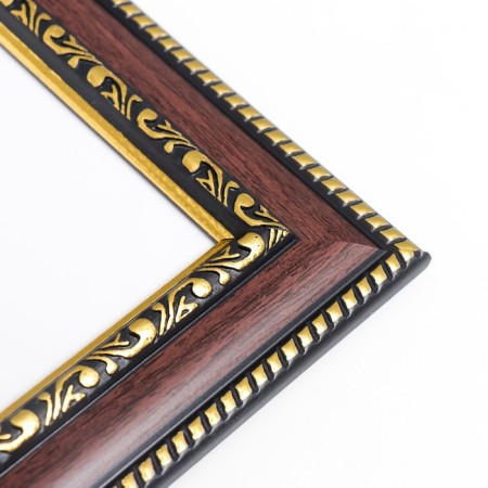 Photo frame Plastic "Mira" 29.7x42 cm, (A3) Wenge (plastic screen)-1