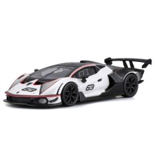 Машинка гоночная Bburago Lamborghini Essenza Scv12, Die-Cast, 1:32, цвет чёрно-белый