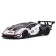 Racing machine BBURAGO LAMBORGHINI Essenza SCV12, DIE-CAST, 1:32, Black and white color