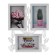 Photo frame Plastic in 3 photos 10x15 cm "Rostock" white 31.5x26x2 cm