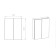 Viant mirror "Rome 55" 160x550x700 mm