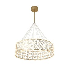 Светильник подвесной светодиодный Gerhort G31140/1GD, 56хLED, 158х60х60 см, цвет золотой